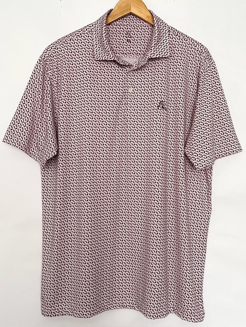Rhoback Florida State Fear The Spear Collegiate Polo Short Sleeve Mens Size XL